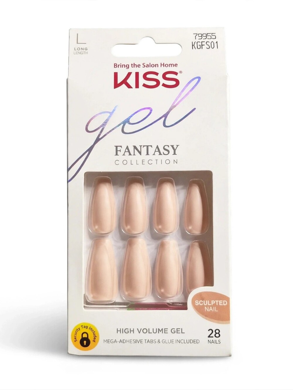 Kiss gel fantasy collection Long Length sculpted nail